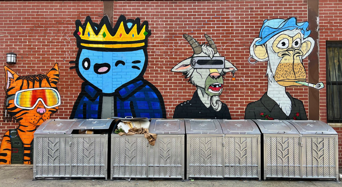 williamsburg nft wall in NYC