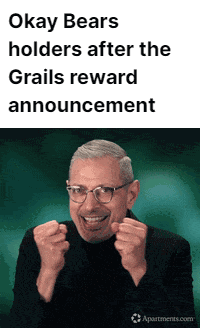 Meme about okay bears grail reward