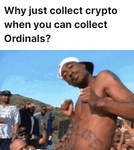 Meme about collecting ordinals