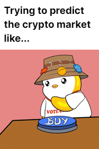 Meme about trying to predict price